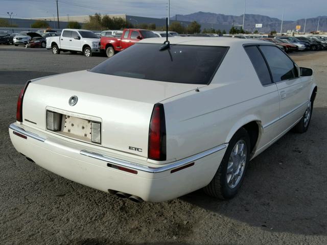 1G6ET1291VU605453 - 1997 CADILLAC ELDORADO T WHITE photo 4