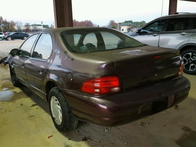 1P3EJ46X1XN566051 - 1999 PLYMOUTH BREEZE BAS PURPLE photo 3