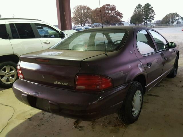 1P3EJ46X1XN566051 - 1999 PLYMOUTH BREEZE BAS PURPLE photo 4