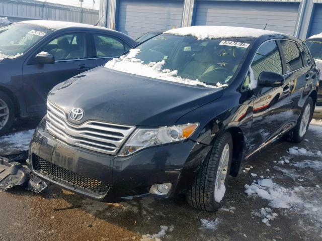 4T3ZA3BB3BU054122 - 2011 TOYOTA VENZA BASE BLACK photo 2