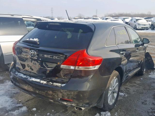 4T3ZA3BB3BU054122 - 2011 TOYOTA VENZA BASE BLACK photo 4