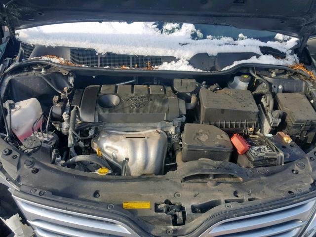 4T3ZA3BB3BU054122 - 2011 TOYOTA VENZA BASE BLACK photo 7