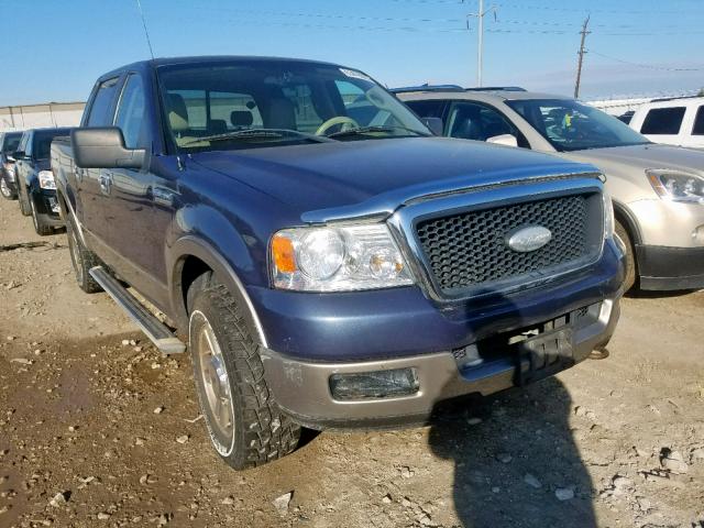 1FTPW14535FA64935 - 2005 FORD F150 SUPER BLUE photo 1