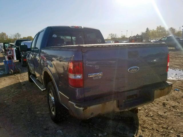 1FTPW14535FA64935 - 2005 FORD F150 SUPER BLUE photo 3