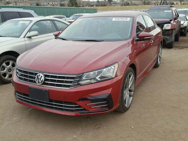 1VWAS7A35GC060295 - 2016 VOLKSWAGEN PASSAT S RED photo 2