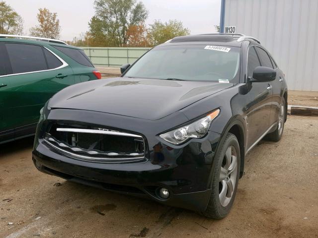 JNRAS18W09M159412 - 2009 INFINITI FX35 BLACK photo 2