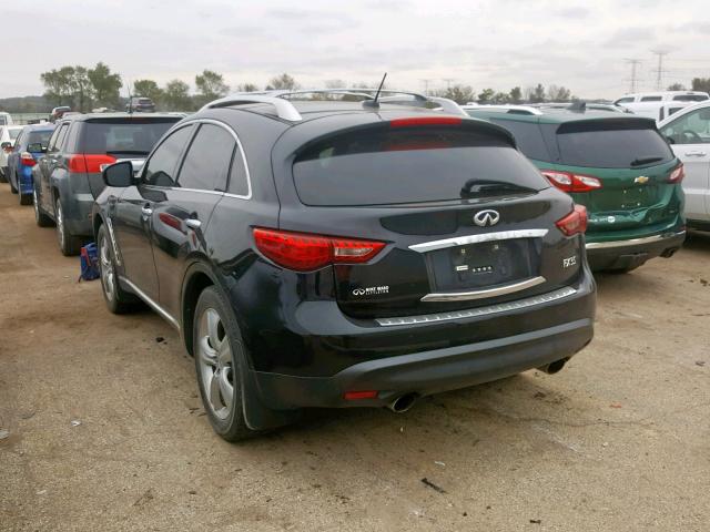 JNRAS18W09M159412 - 2009 INFINITI FX35 BLACK photo 3