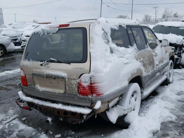 JT6HT00W5X0040512 - 1999 LEXUS LX 470 TAN photo 4