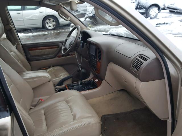 JT6HT00W5X0040512 - 1999 LEXUS LX 470 TAN photo 5