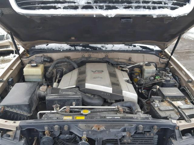 JT6HT00W5X0040512 - 1999 LEXUS LX 470 TAN photo 7