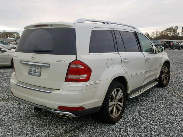 4JGBF2FE3AA534431 - 2010 MERCEDES-BENZ GL 350 BLU WHITE photo 4