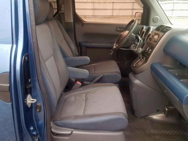 5J6YH28626L016718 - 2006 HONDA ELEMENT EX BLUE photo 5