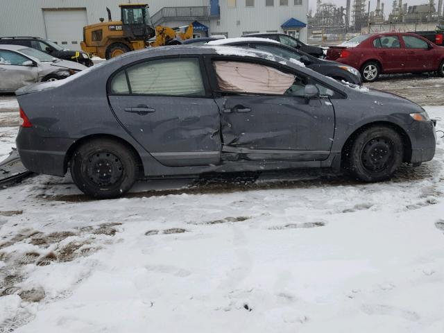 2HGFA16079H017179 - 2009 HONDA CIVIC EXL GRAY photo 9