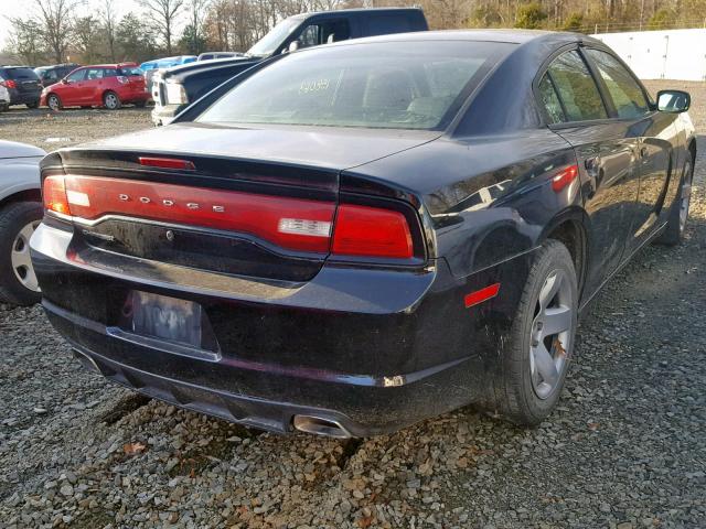 2C3CDXAT1CH305742 - 2012 DODGE CHARGER PO BLACK photo 4