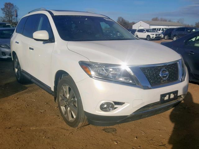 5N1AR2MM2EC666331 - 2014 NISSAN PATHFINDER WHITE photo 1