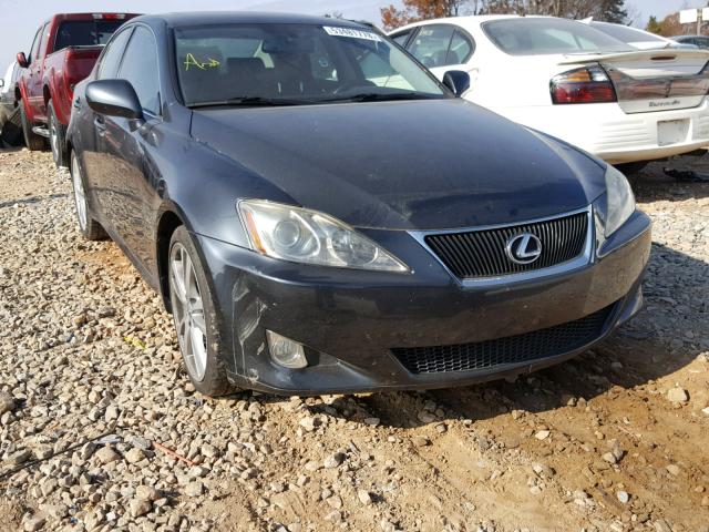 JTHBK262375049504 - 2007 LEXUS IS 250 GRAY photo 1