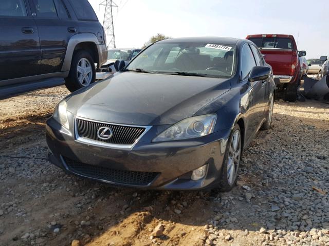 JTHBK262375049504 - 2007 LEXUS IS 250 GRAY photo 2