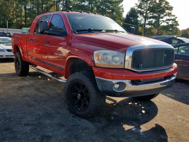 3D7LX39C26G197271 - 2006 DODGE RAM 3500 RED photo 1