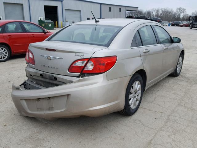 1C3LC46R78N195776 - 2008 CHRYSLER SEBRING LX GOLD photo 4