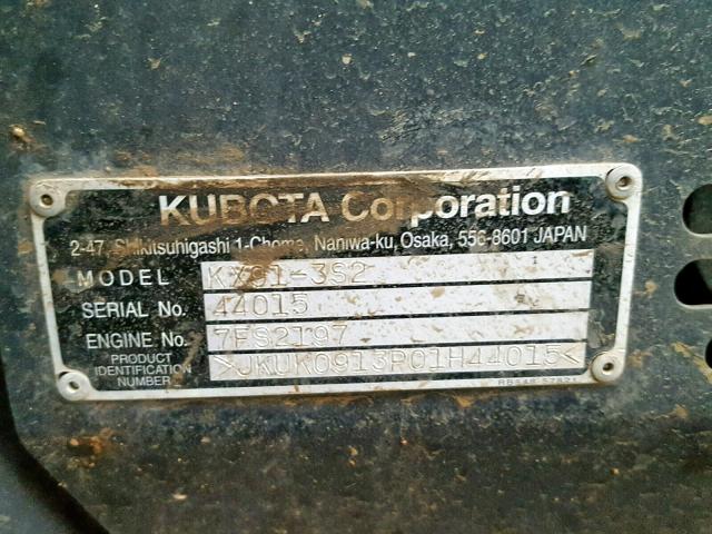 44015 - 2017 KUTA KX91-3S2 ORANGE photo 10
