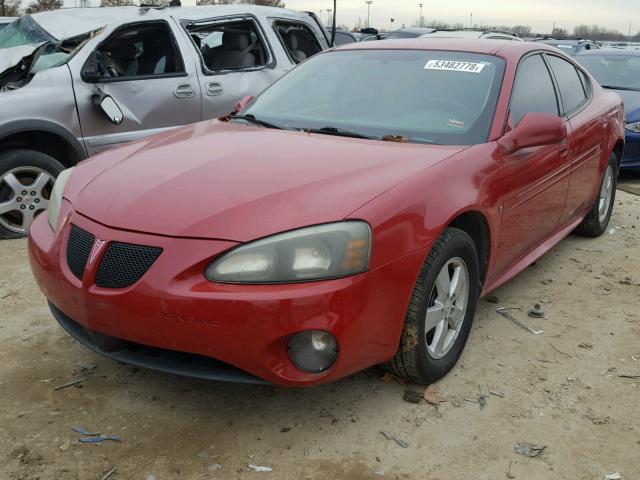 2G2WP552481162182 - 2008 PONTIAC GRAND PRIX RED photo 2