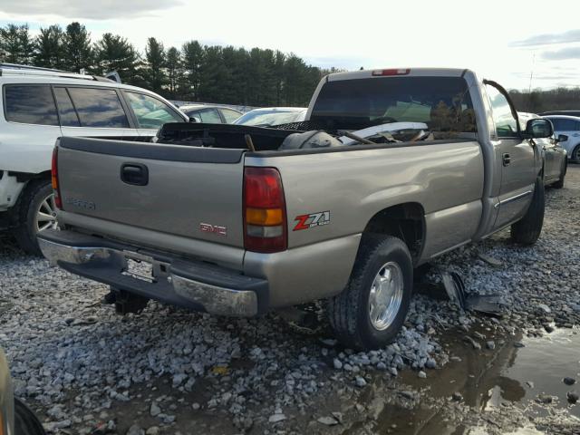 1GTEK14T43Z335420 - 2003 GMC NEW SIERRA BEIGE photo 4