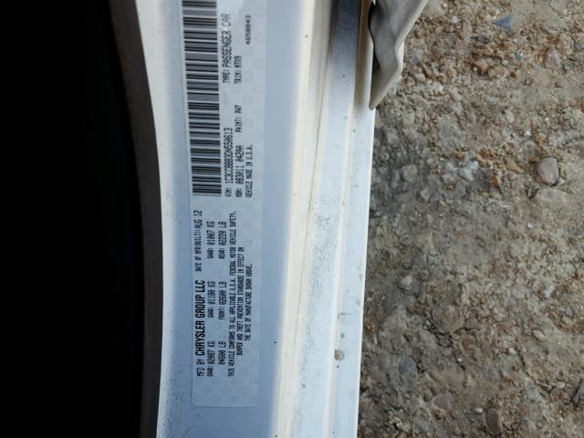 1C3CCBBB3DN550613 - 2013 CHRYSLER 200 TOURIN WHITE photo 10