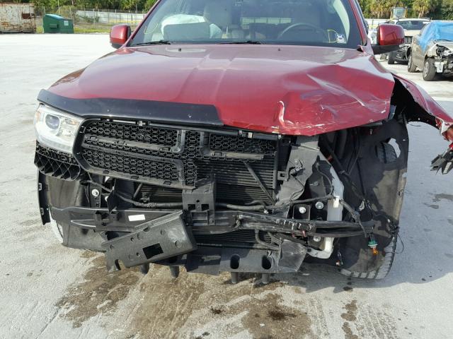 1C4RDHDG2FC916879 - 2015 DODGE DURANGO LI RED photo 9