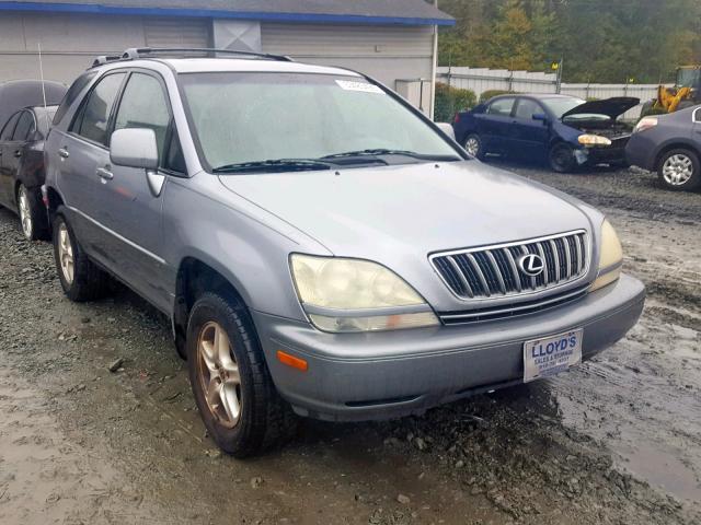 JTJGF10U330164334 - 2003 LEXUS RX 300 SILVER photo 1