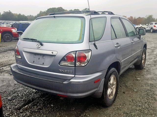 JTJGF10U330164334 - 2003 LEXUS RX 300 SILVER photo 4