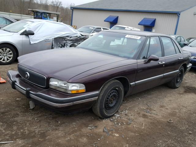 1G4HP52LXRH524706 - 1994 BUICK LESABRE CU MAROON photo 2