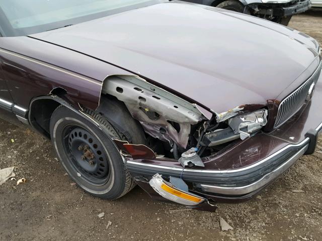 1G4HP52LXRH524706 - 1994 BUICK LESABRE CU MAROON photo 9