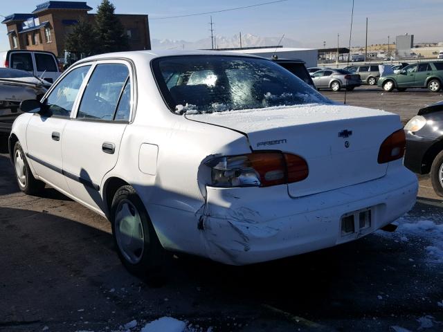 1Y1SK52872Z426247 - 2002 CHEVROLET GEO PRIZM WHITE photo 3