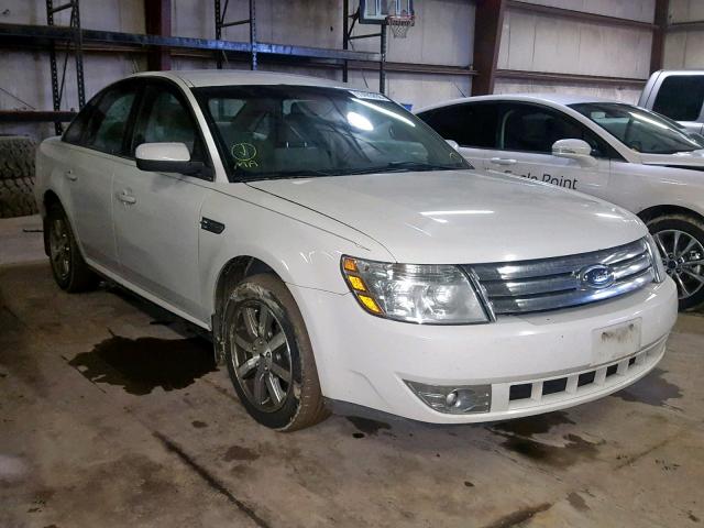 1FAHP24W79G125063 - 2009 FORD TAURUS SEL WHITE photo 1