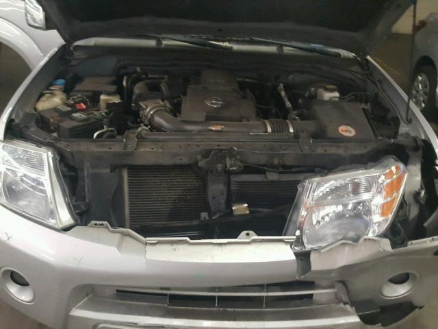 5N1AR1NB7CC614424 - 2012 NISSAN PATHFINDER SILVER photo 7