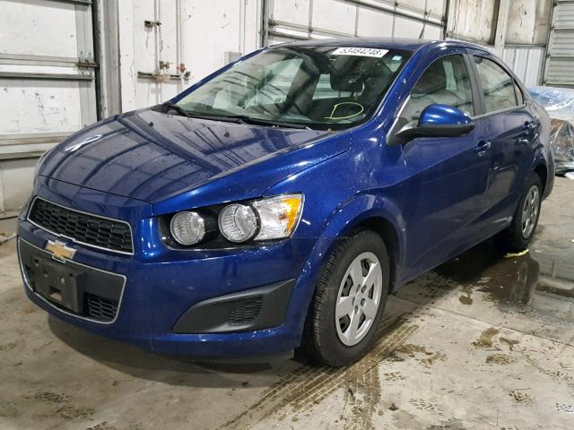 1G1JA5SG2D4145198 - 2013 CHEVROLET SONIC LS 蓝色 照片 2