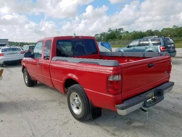 1FTYR14V41PB45555 - 2001 FORD RANGER SUP RED photo 3