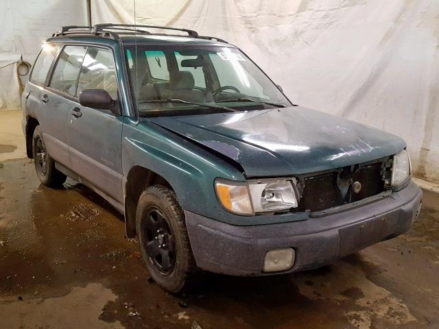 JF1SF635XYH722158 - 2000 SUBARU FORESTER L GREEN photo 1