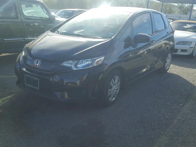 3HGGK5H55FM757019 - 2015 HONDA FIT LX BLACK photo 2