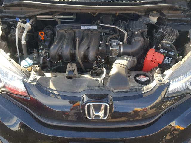 3HGGK5H55FM757019 - 2015 HONDA FIT LX BLACK photo 7