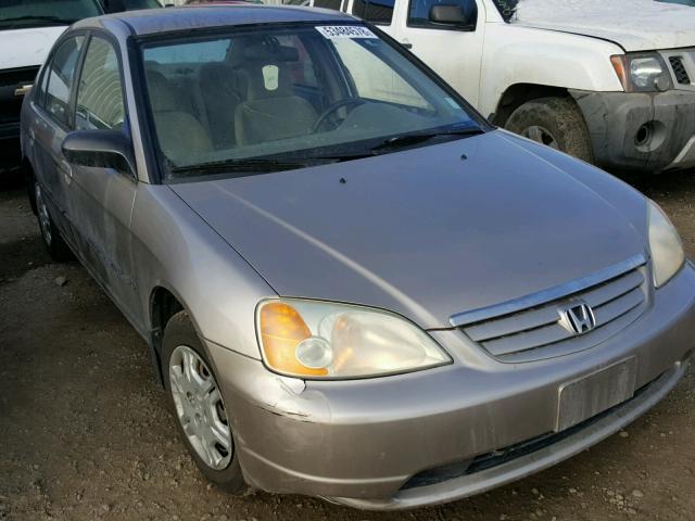 2HGES16472H938481 - 2002 HONDA CIVIC DX GOLD photo 1