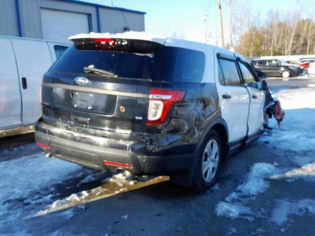 1FM5K8AR1FGA16005 - 2015 FORD EXPLORER P TWO TONE photo 4