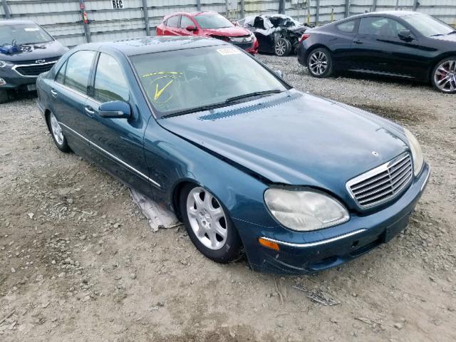 WDBNG75J2YA123816 - 2000 MERCEDES-BENZ S 500 GREEN photo 1