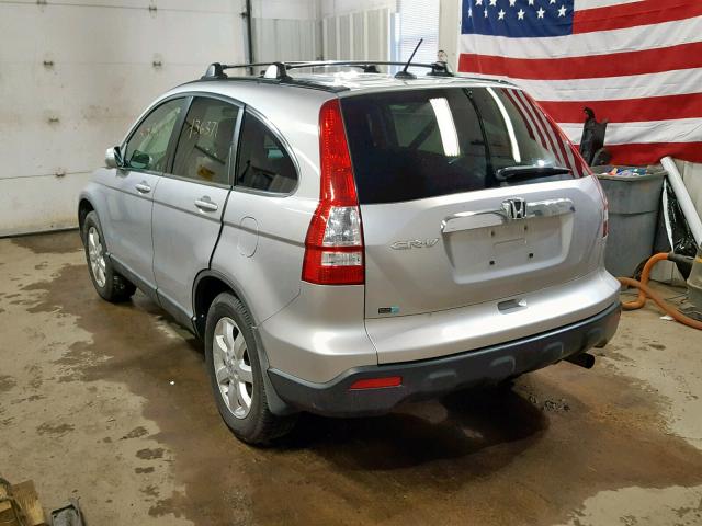 5J6RE48749L062265 - 2009 HONDA CR-V EXL SILVER photo 3