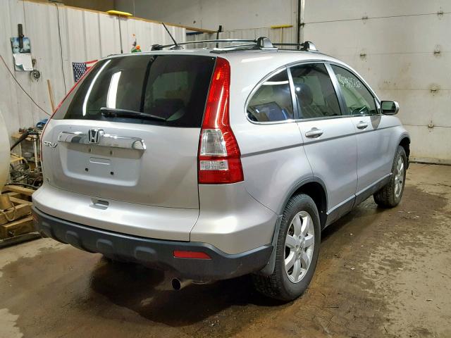 5J6RE48749L062265 - 2009 HONDA CR-V EXL SILVER photo 4