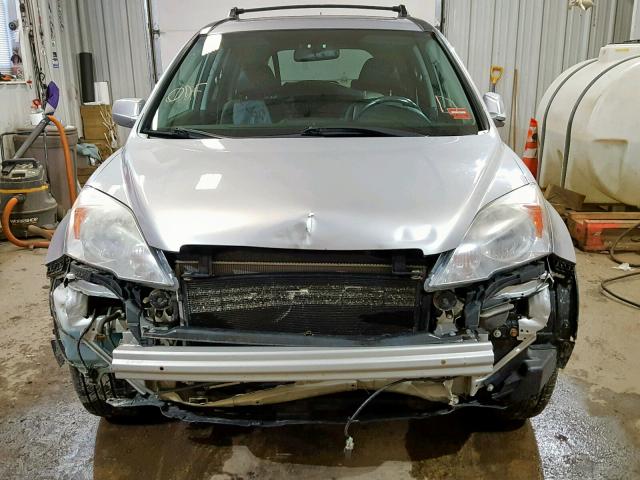 5J6RE48749L062265 - 2009 HONDA CR-V EXL SILVER photo 9