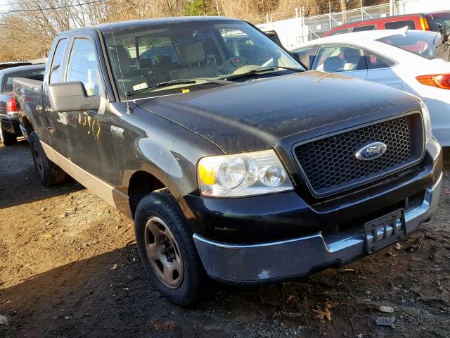 1FTRX12W65FA83822 - 2005 FORD F150 BLACK photo 1