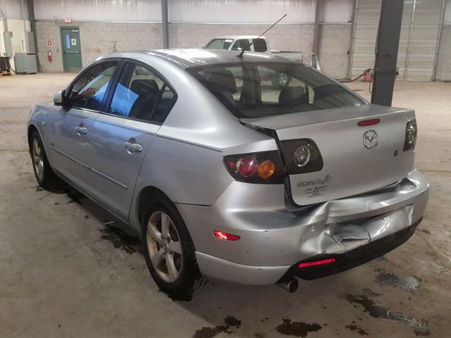 JM1BK123361533530 - 2006 MAZDA 3 S SILVER photo 3