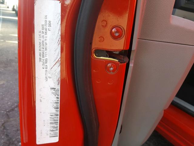 2B3LA73WX7H691256 - 2007 DODGE CHARGER SR RED photo 10