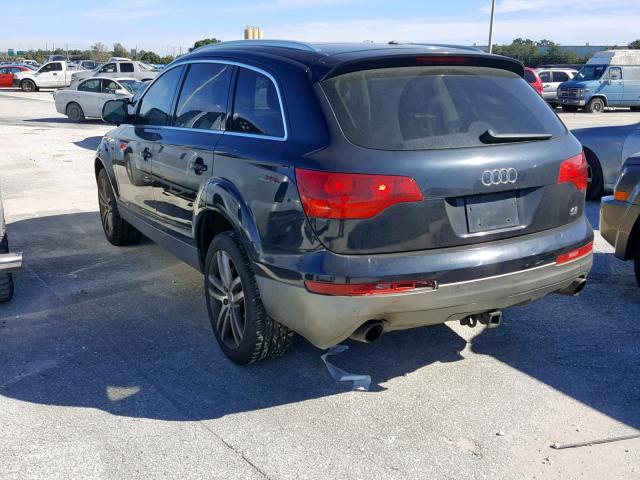 WA1AV94L07D034550 - 2007 AUDI Q7 4.2 QUA BLUE photo 3